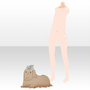 (Body Accessories) Maltese in Dressing-up Room ver.A brown