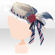 (Head Accessories) Summer Look Boater Hat ver.A brown