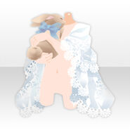 (Outerwear) Bunny Room Dreaming Bunny and Lace Shawl ver.A blue