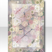 (Wallpaper/Profile) Glass Case Filled with Flowers Wallpaper ver.A green