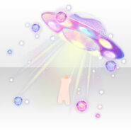 (Avatar Decor) Glitter Alien Comes Out From UFO ! ver.A purple