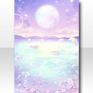 (Wallpaper/Profile) Mermaid's Blossom Fantastic Sea Wallpaper ver.A pink