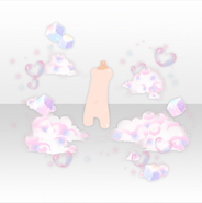 (Avatar Decor) Bubbles Party Dance with Sugar Cubes ver.A white