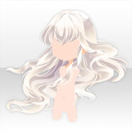 (Hairstyle) Cloche Long Wavy Hair ver.A white