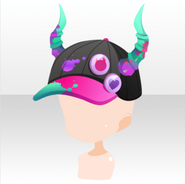 (Head Accessories) Battle All Night ! Horned Hat ver.A black