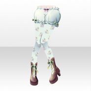 (Pant&Skirt) Gärtner in der Nacht Frill Bottoms ver.A green