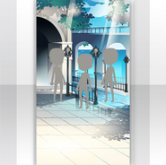 (Show Items) Sea Breeze Port Station Stage pale blue ver.1 (80 Plays)