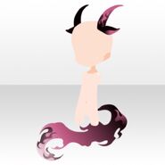 (Head Accessories) Beast Horns and Tail ver.A pink