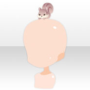 (Head Accessories) Dark Forest Chipmunk ver.A pink