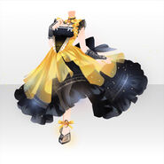 (Tops) Luminous Moon Princess Dress ver.A yellow (30 Plays)