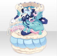 (Tops) Sweet Animal Macaron Sitting Style ver A blue