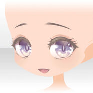 (Face) Calendula Cute Smile Face ver.A purple