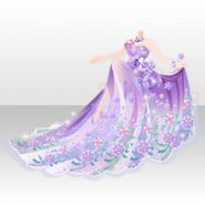 (Tops) Flower Garden Bouquet Dress ver.A purple