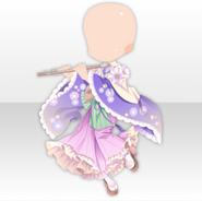 (Tops) Melody of Daisy ♪ Playing Flute Style ver.A purple