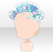(Head Accessories) Dentist x Ribbon Nurse Cap ver.A blue