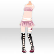 (Pant&Skirt) Pure Nurse Pumps and Socks ver.A red