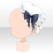 (Head Accessories) Water Reflection Fur Beret ver.A white