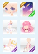 Pink Sleepy Girl for (Avatar Decor) Surrounded by Happiness Dream Clouds ver.A pink