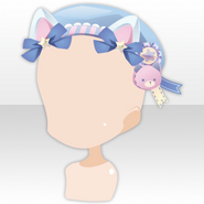 (Head Accessories) Fancy Cat Hat ver.A blue