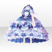 (Tops) Aurora Castle Heart Jewelry Princess Dress ver.A blue