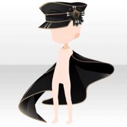 (Head Accessories) Symphony Military Cap and Cloak ver.A black