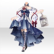 (Tops) Ghost Christmas Princess Style ver.A navy blue