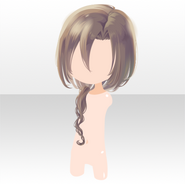 (Hairstyle) Verfallende Natural Tail Hair ver.A brown
