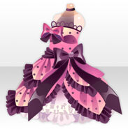 (Tops) Cute Devil Ribbon Dress ver.A purple