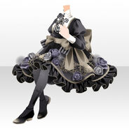 (Tops) Interdit Heroine Dress ver.A black