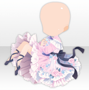 (Tops) Sugarly Dream Flower Dress ver.B pink