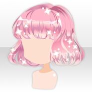 (Hairstyle) Flower Garden Shiny Fluffy Bob Hair ver.A pink