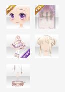 Pure Princess for (Head Accessories) Peluche Lace Bow ver.A pink