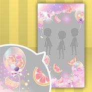 (Show Items) Summer Citrus Sparkling Balloon Decor1 pink ver.1