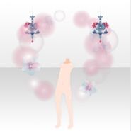 (Avatar Decor) Elegant Perfume Chandelier ver.A pink (3 Plays)