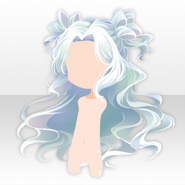 (Hairstyle) Mer Neige Wrapping Rolled Long Hair ver.A pale blue