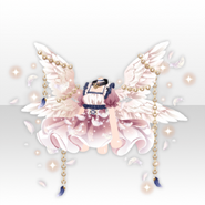 (Tops) Fallen Feather Lightning Angel Chain Dress ver.A white