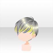 (Hairstyle) Missing Mesh Short Hair ver.A silver