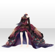 (Tops) Trauer Bridal Dress ver.A red