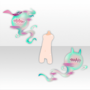 (Avatar Decor) Neon China Tactics Demon Ghost ver.A green