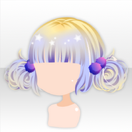 (Hairstyle) Fancy Dolls Double Buns Hair ver.A white