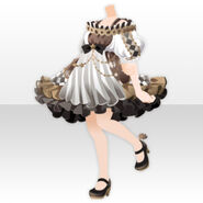 (Tops) Euphoria Night Girl Dress ver.A brown (15 Plays)