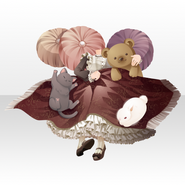 (Tops) Good Night Little Fluffy ver.A red