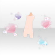 (Avatar Decor) Bubbles Party Colorful Heart Bath Soap ver.A pink