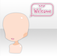 (Face Accessories) Hopping☆Welcome Balloon ver.A pink