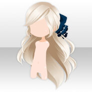 (Hairstyle) Dance Party Half Up Hair ver.A white