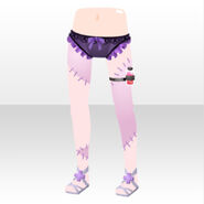 (Pant&Skirt) Sexy Zombie Shoes and Underwear ver.A pink