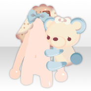 (Outerwear) Cape and Hugging Bear Doll ver.A blue