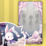 (Show Items) Dreaming Little Lady White Rabbit & Magic Mirror Decor1 ver.1