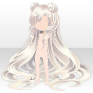 (Hairstyle) Starry Moon Princess Hair ver.A white