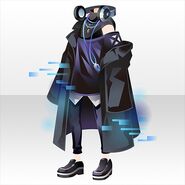 (Tops) Missing Hacker Long Jacket ver.A black